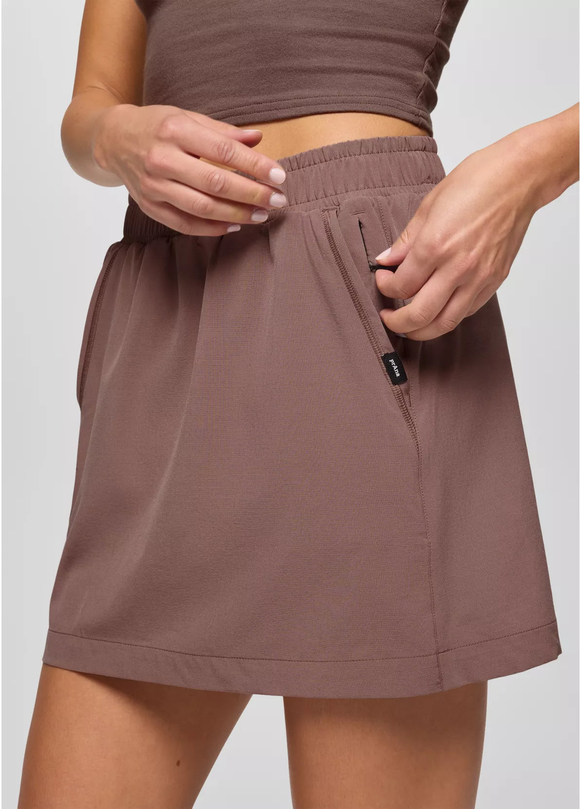 prAna W Railay Snap Up Skort CAROB