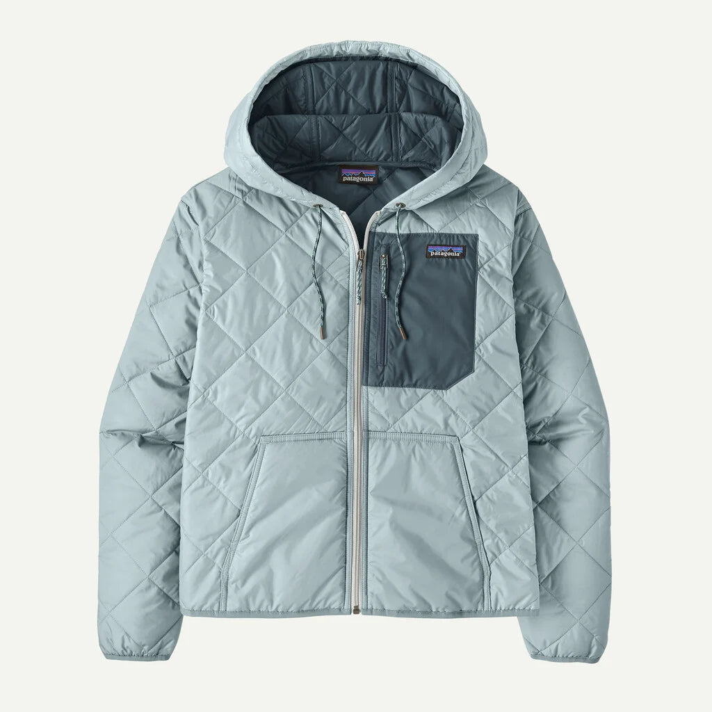 Patagonia W Diamond Quilted Bomber Hoody VIRTUALLY BLUE