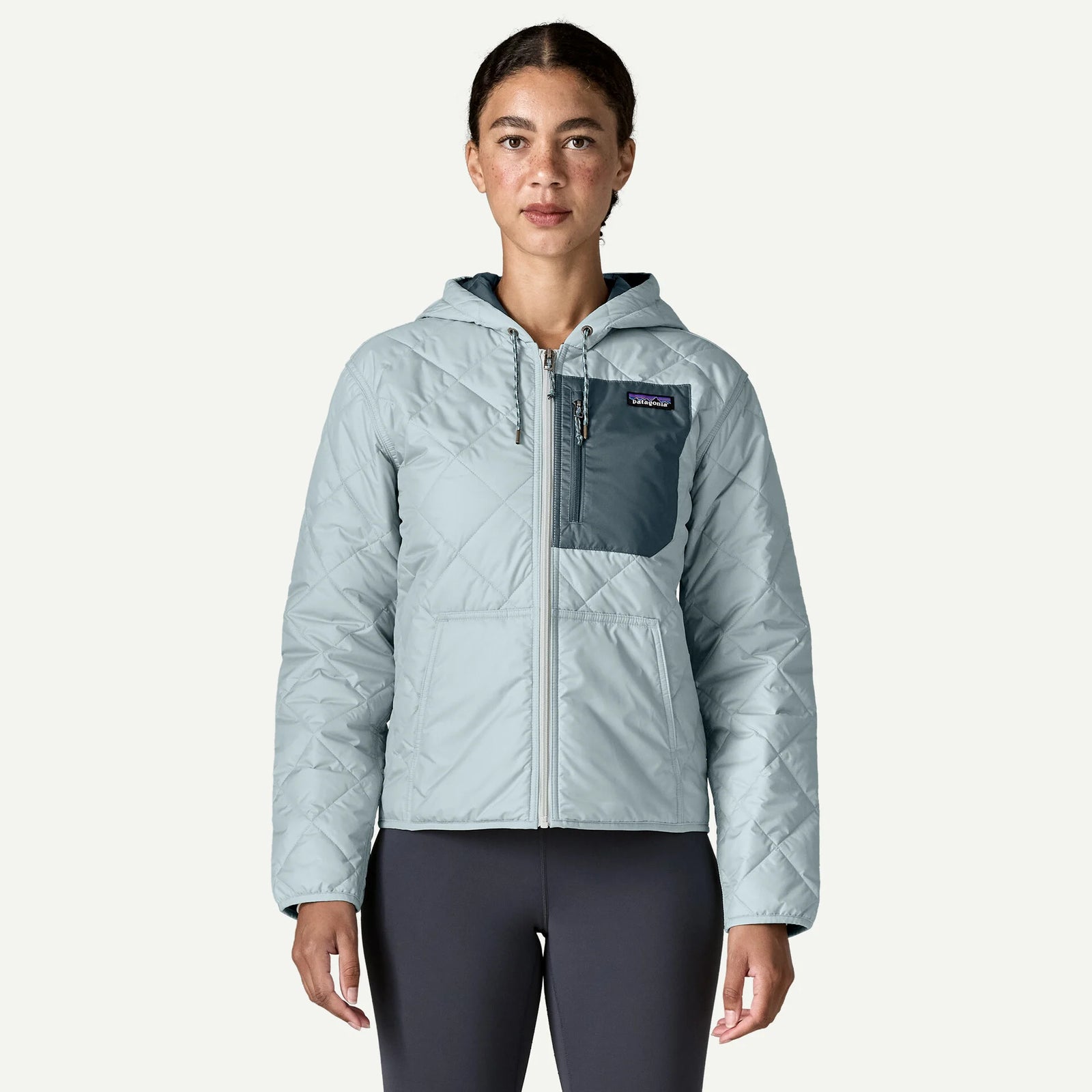 Patagonia W Diamond Quilted Bomber Hoody VIRTUALLY BLUE