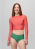 prAna W Baja Bound Rashguard Swim Top GUAVA POP