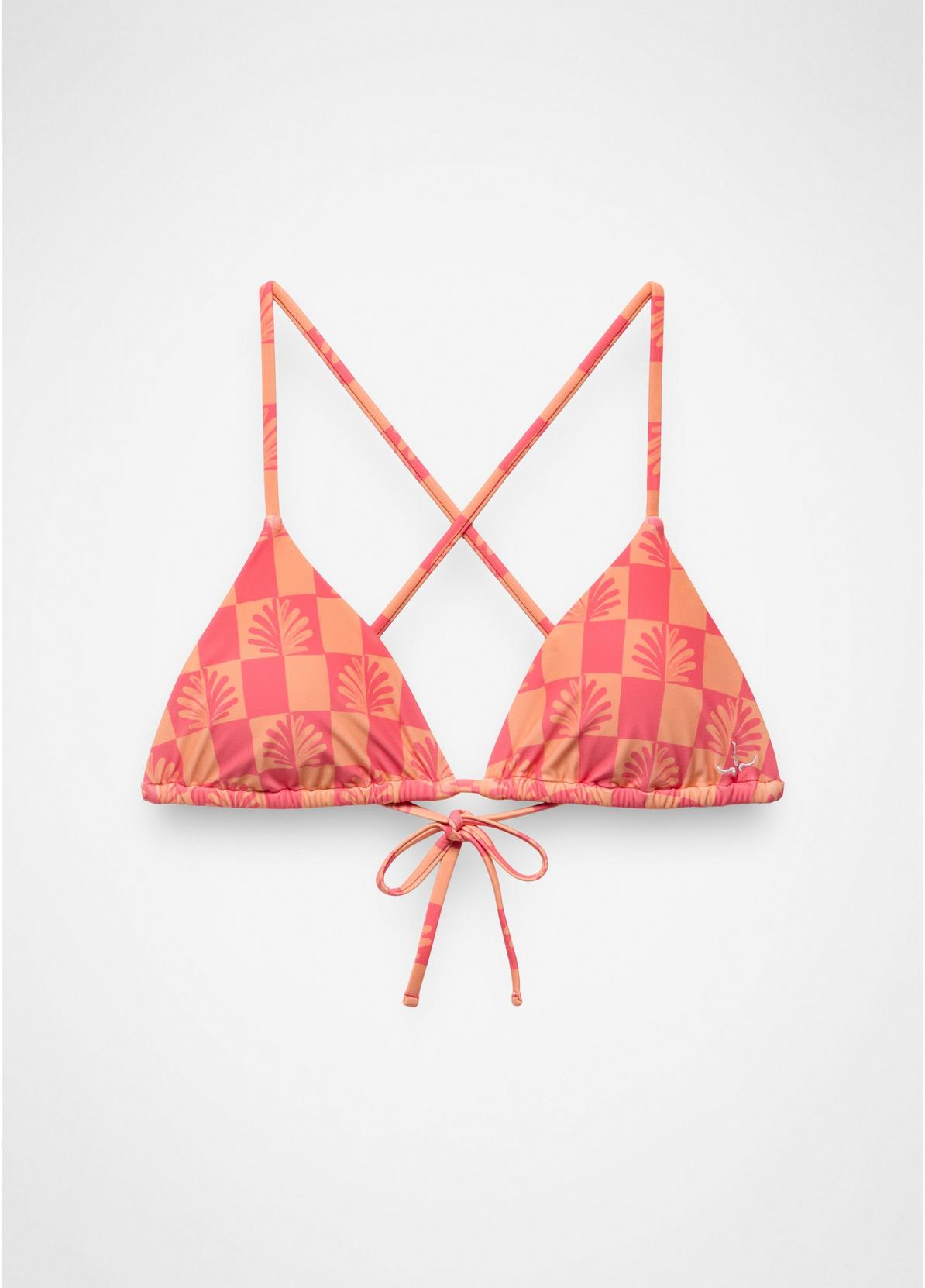 prAna W Hana Hideaways Triangle Swim Top GUAVA POP