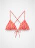 prAna W Hana Hideaways Triangle Swim Top GUAVA POP