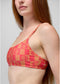 prAna W Lahari Swim Top GUAVA POP CHECKER