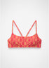 prAna W Lahari Swim Top GUAVA POP CHECKER