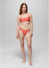 prAna W Lahari Swim Top GUAVA POP CHECKER
