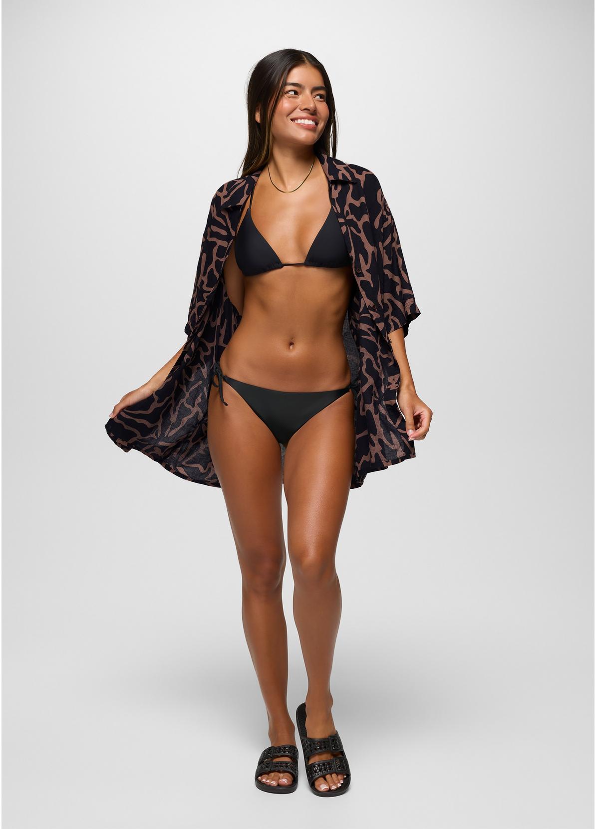 prAna W Hana Hideaways Swim Bottom BLACK