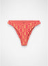 prAna W Lahari Swim Bottom GUAVA POP CHECKER