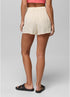 prAna W Bahamas Short BEACH PEBBLE PALMS