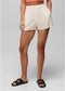 prAna W Bahamas Short BEACH PEBBLE PALMS