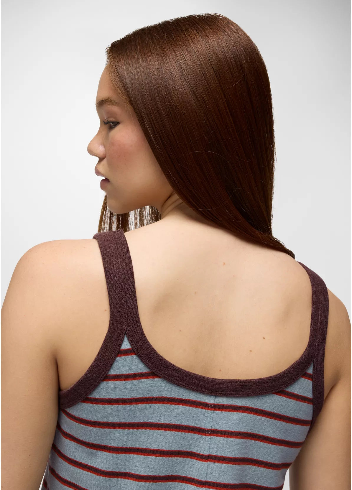 prAna W Cozy Up Scoop Tank SALTWATER STRIPE