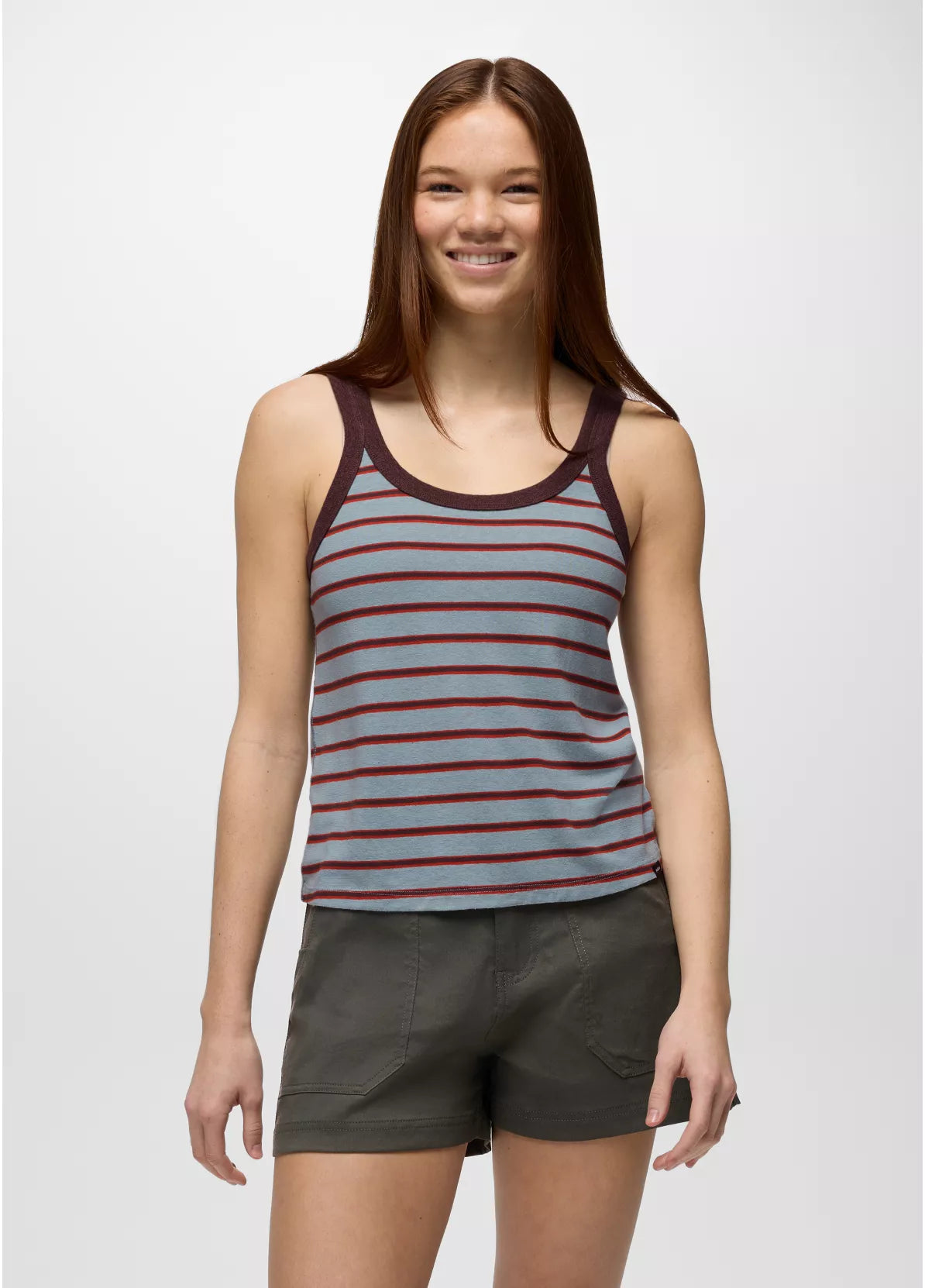 prAna W Cozy Up Scoop Tank SALTWATER STRIPE