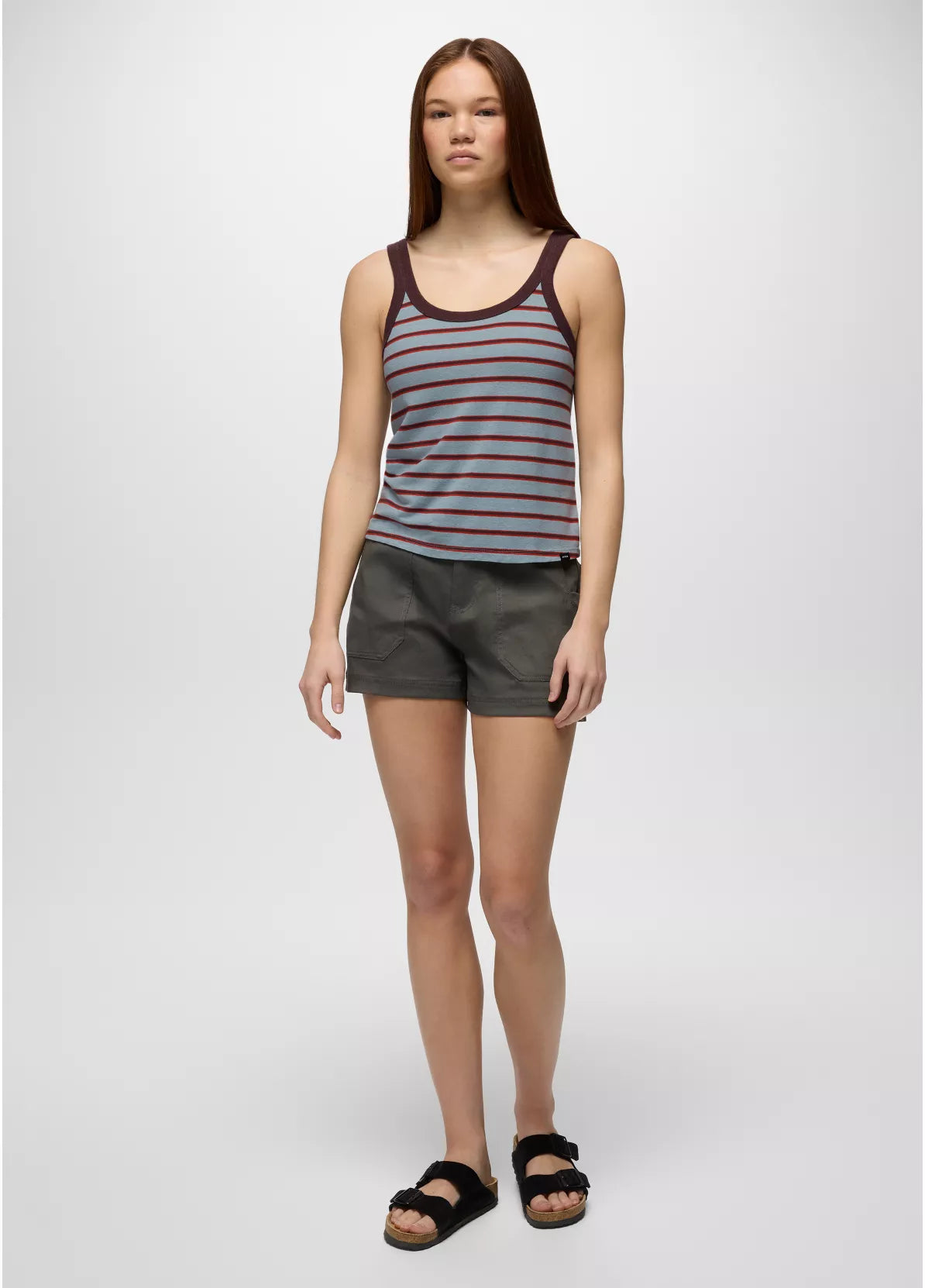 prAna W Cozy Up Scoop Tank SALTWATER STRIPE