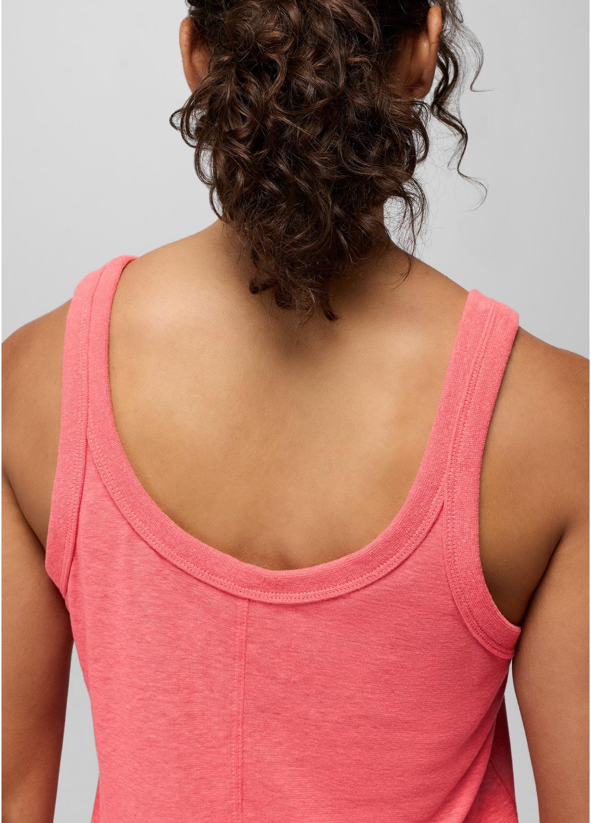 prAna W Cozy Up Scoop Tank GUAVA