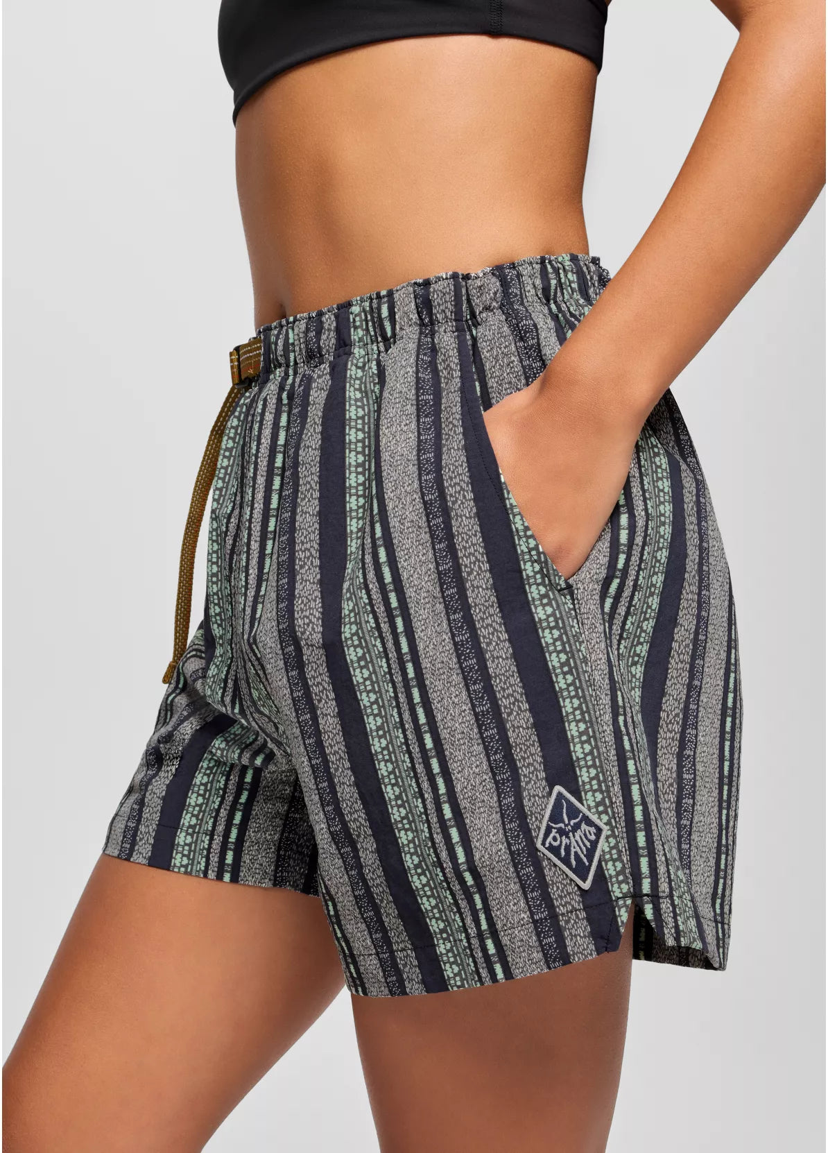 prAna W Indio Heritage Short BLACK