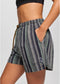 prAna W Indio Heritage Short BLACK