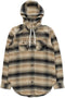 KAVU W Jess Flannel Hoodie BRUSHWOOD