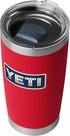 Yeti Rambler 20 oz Tumbler RED / BADGE