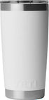 Yeti Rambler 20 oz Tumbler WHITE / BADGE