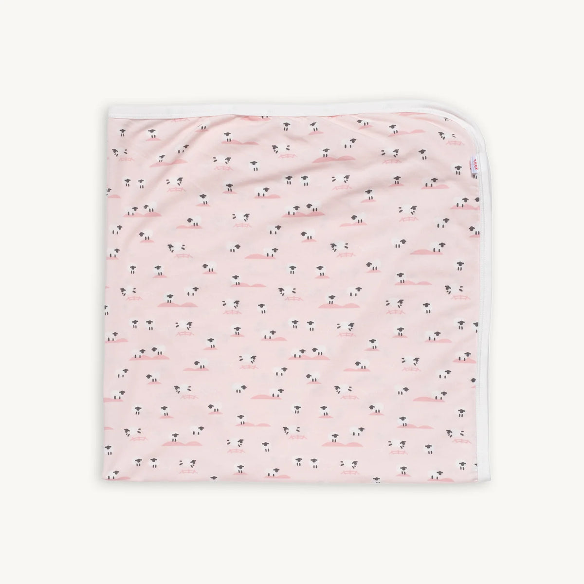 Magnetic Me Modal Blanket BAA BAA BABY PINK