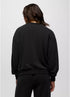 prAna W Cozy Up Crew Sweatshirt BLACK