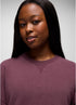 prAna W Cozy Up Crew Sweatshirt VINO