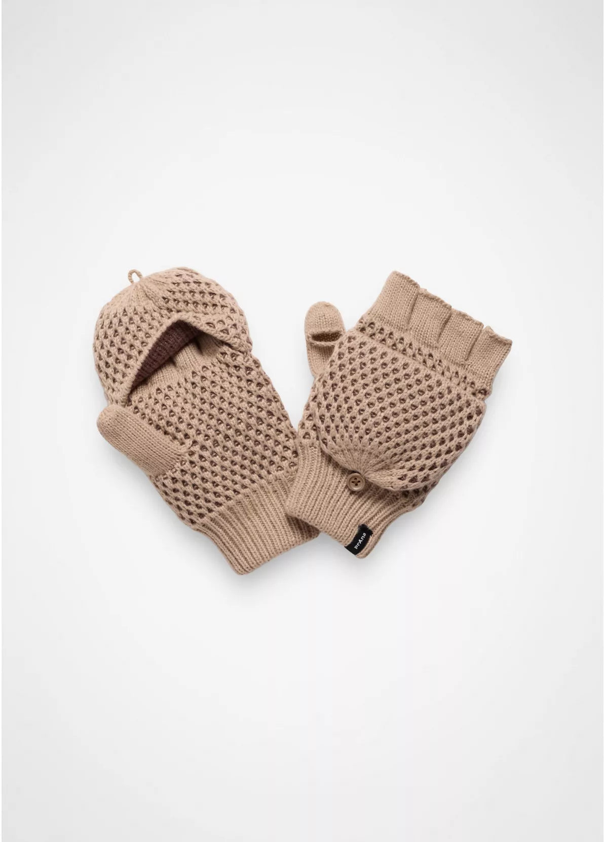 prAna Bristlecone Convertible Mitten SHROOM