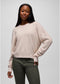 prAna W LS Touchstone Crew OATMEAL HEATHER