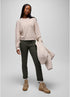 prAna W LS Touchstone Crew OATMEAL HEATHER