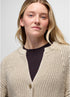 prAna W Sunday River Short Cardigan BEACH PEBBLE