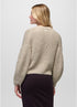 prAna W Sunday River Short Cardigan BEACH PEBBLE