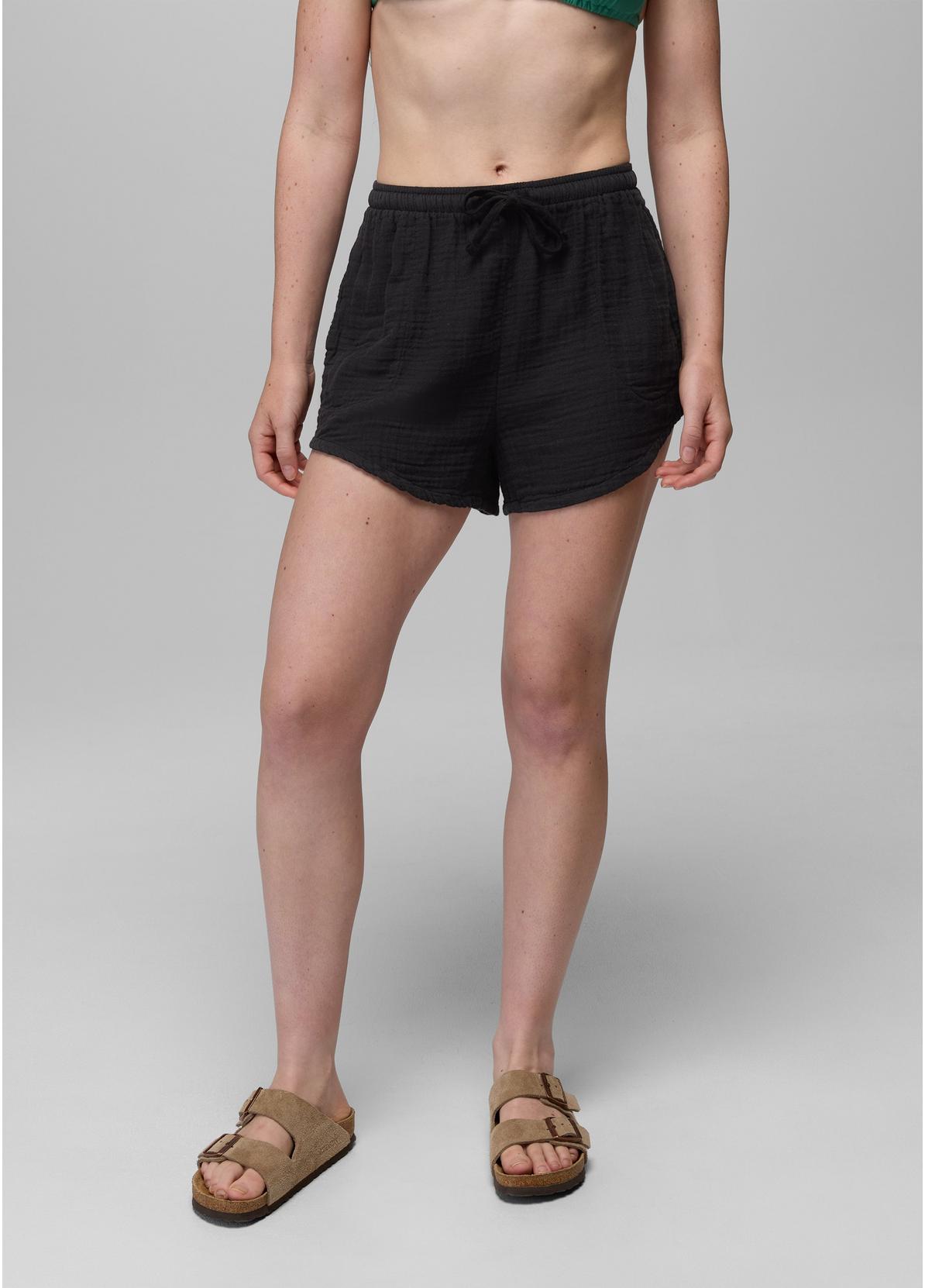 prAna W Hideaways E-Waist Short BLACK