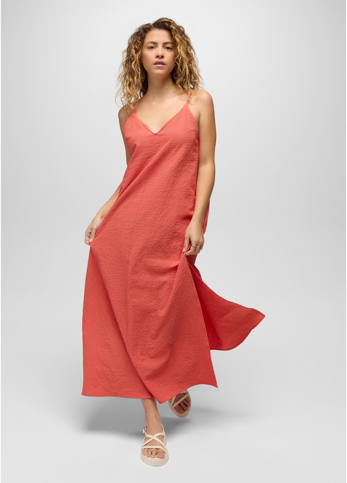 prAna W Coastal Sol Maxi Dress LYCHEE