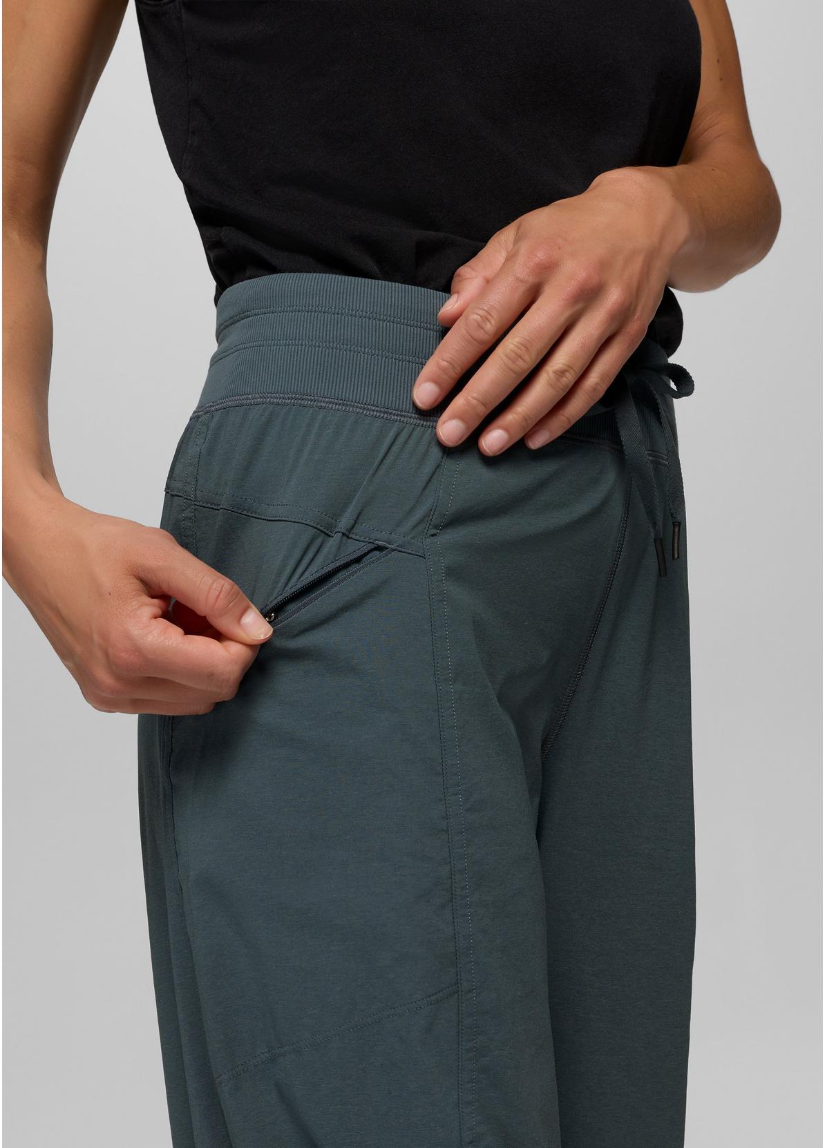 prAna W Koen Wide Leg Pant GREY BLUE