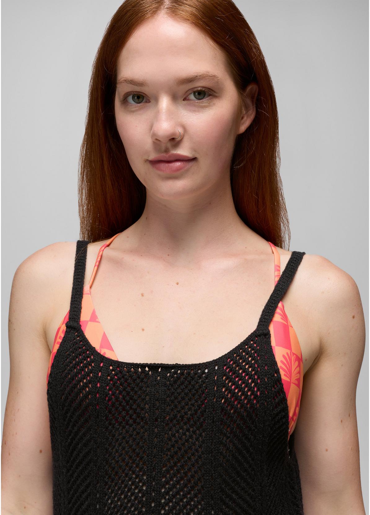 prAna W Crochet Mini Dress BLACK