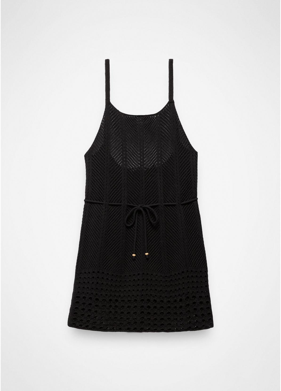 prAna W Crochet Mini Dress BLACK