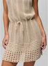 prAna W Crochet Mini Dress NATURAL