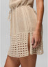 prAna W Crochet Mini Dress NATURAL