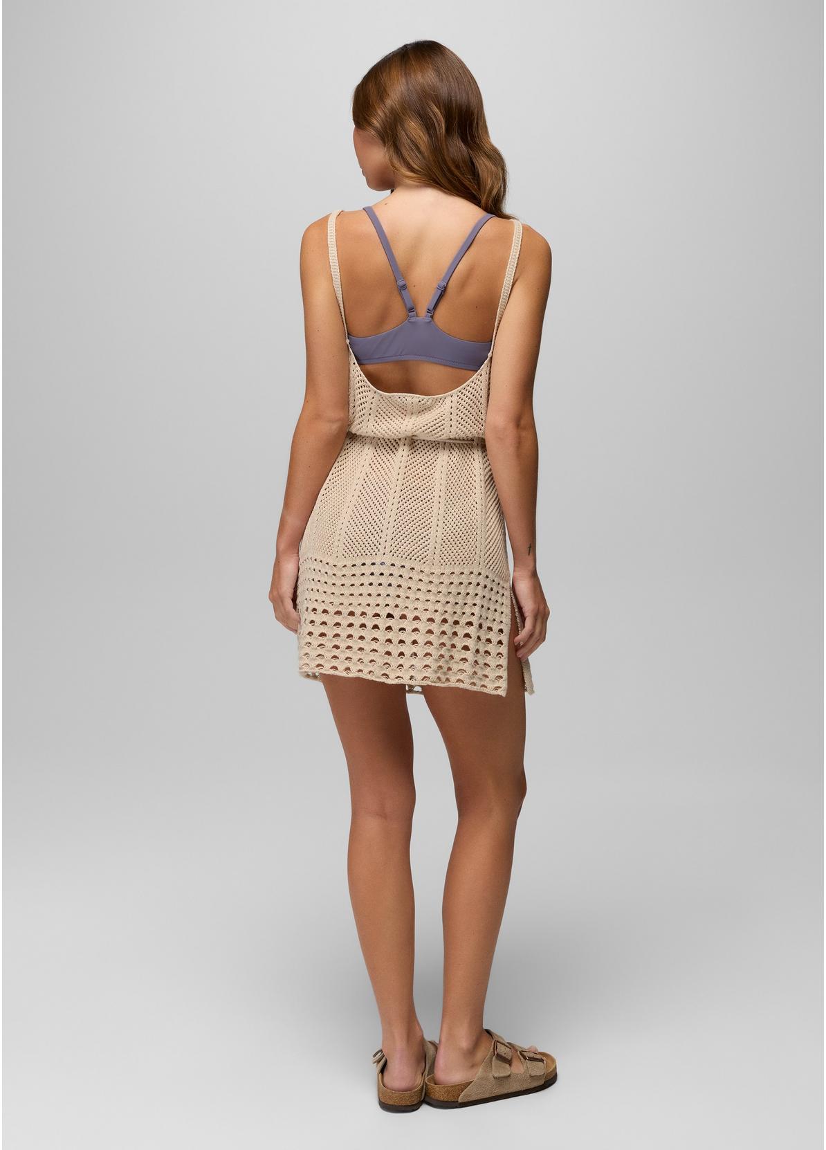 prAna W Crochet Mini Dress NATURAL