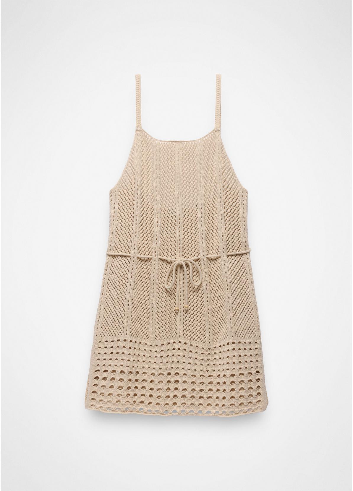 prAna W Crochet Mini Dress NATURAL