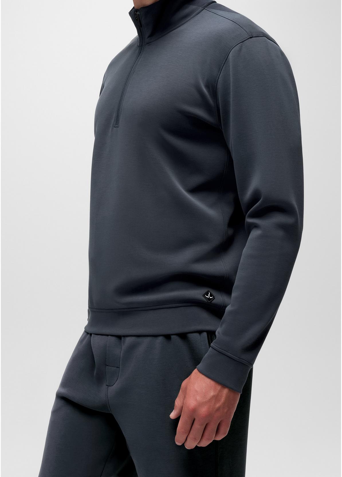 prAna M Shea 1/4 Zip Sweatshirt NAUTICAL