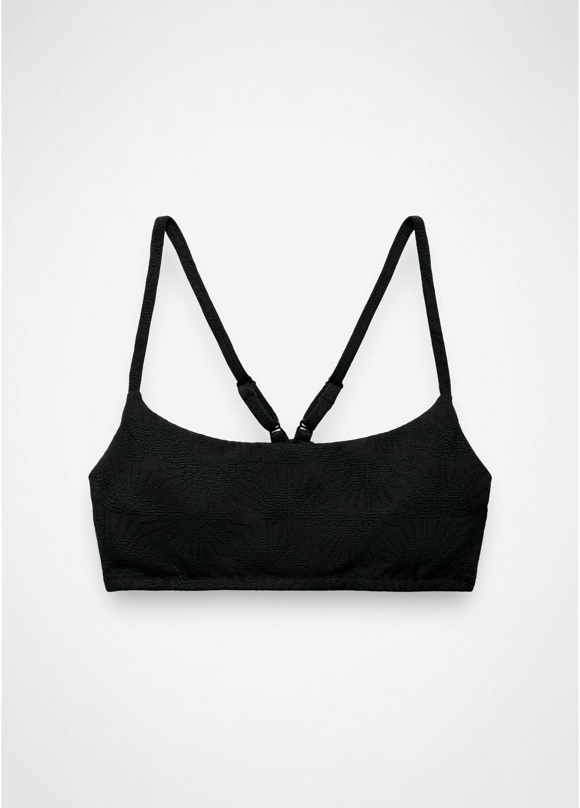 prAna W Lahari Sunburst Swim Top BLACK