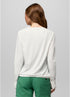 prAna W LS Eileen Cinch Top WHITE