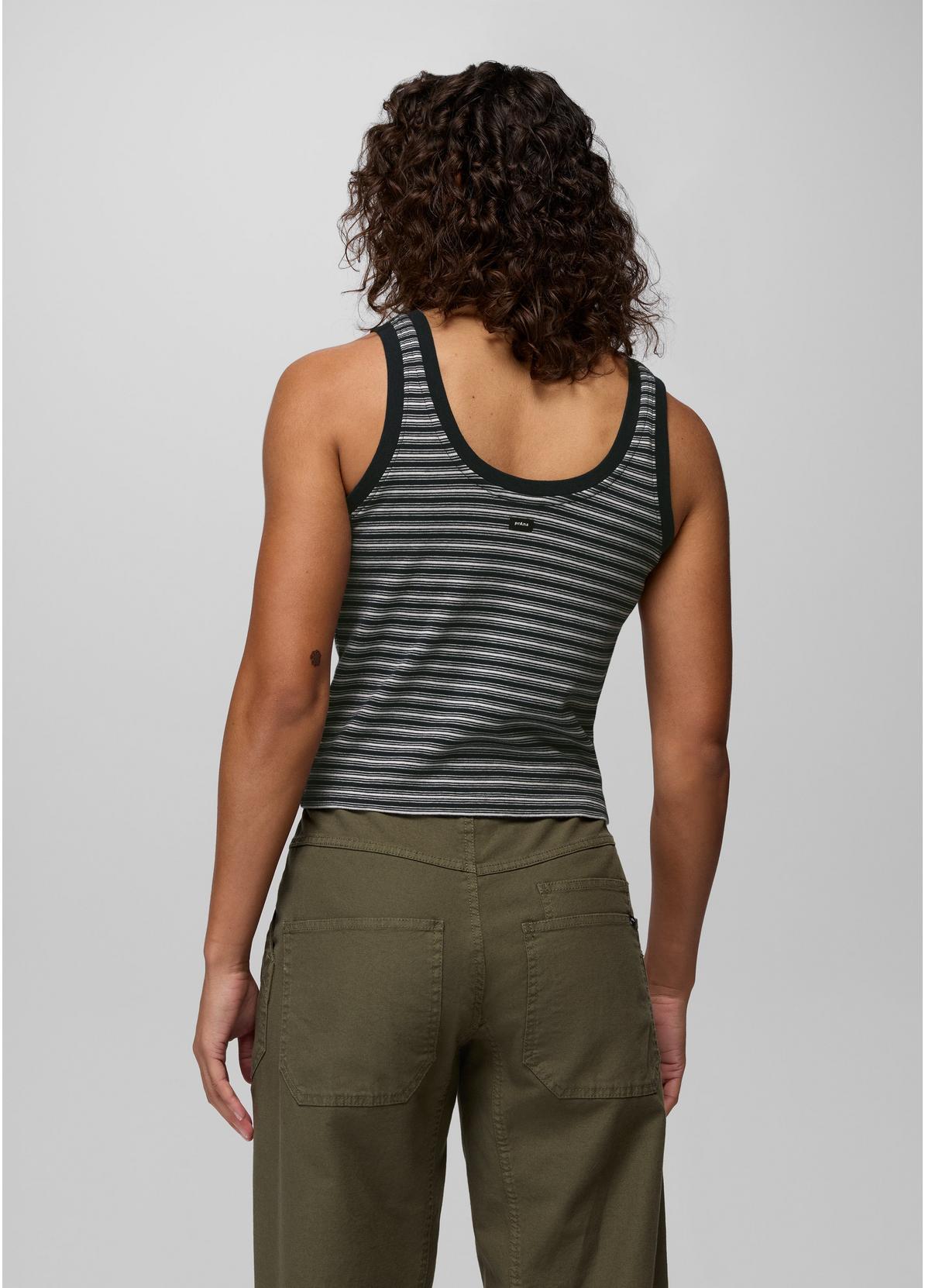prAna W Lotus Tank Top NAUTILUS STRIPE