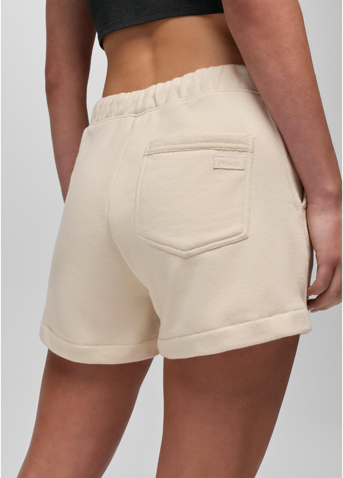 prAna W DreamTerry Short BEACH PEBBLE