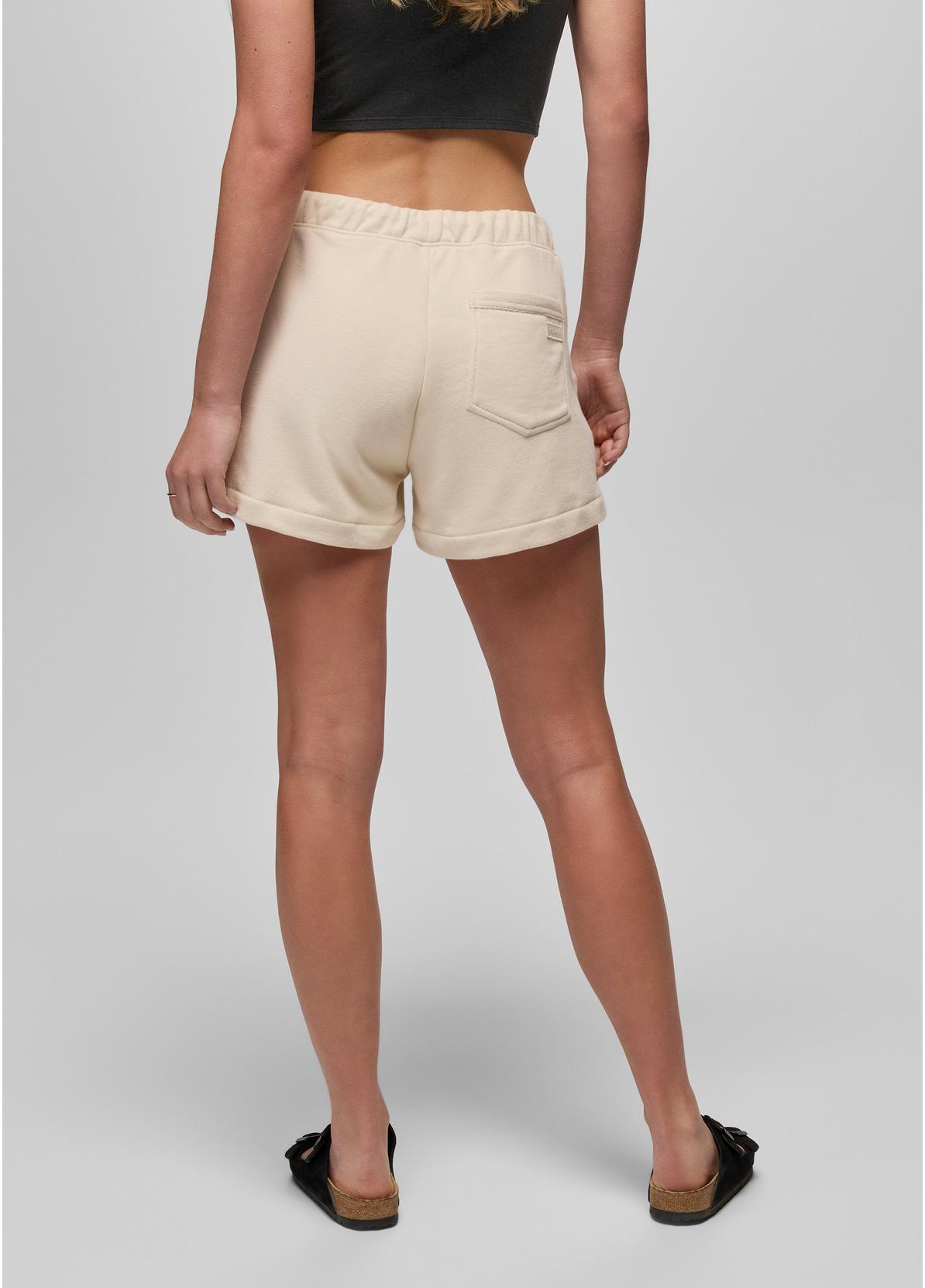 prAna W DreamTerry Short BEACH PEBBLE