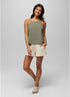 prAna W Coastal Sol Short STONE