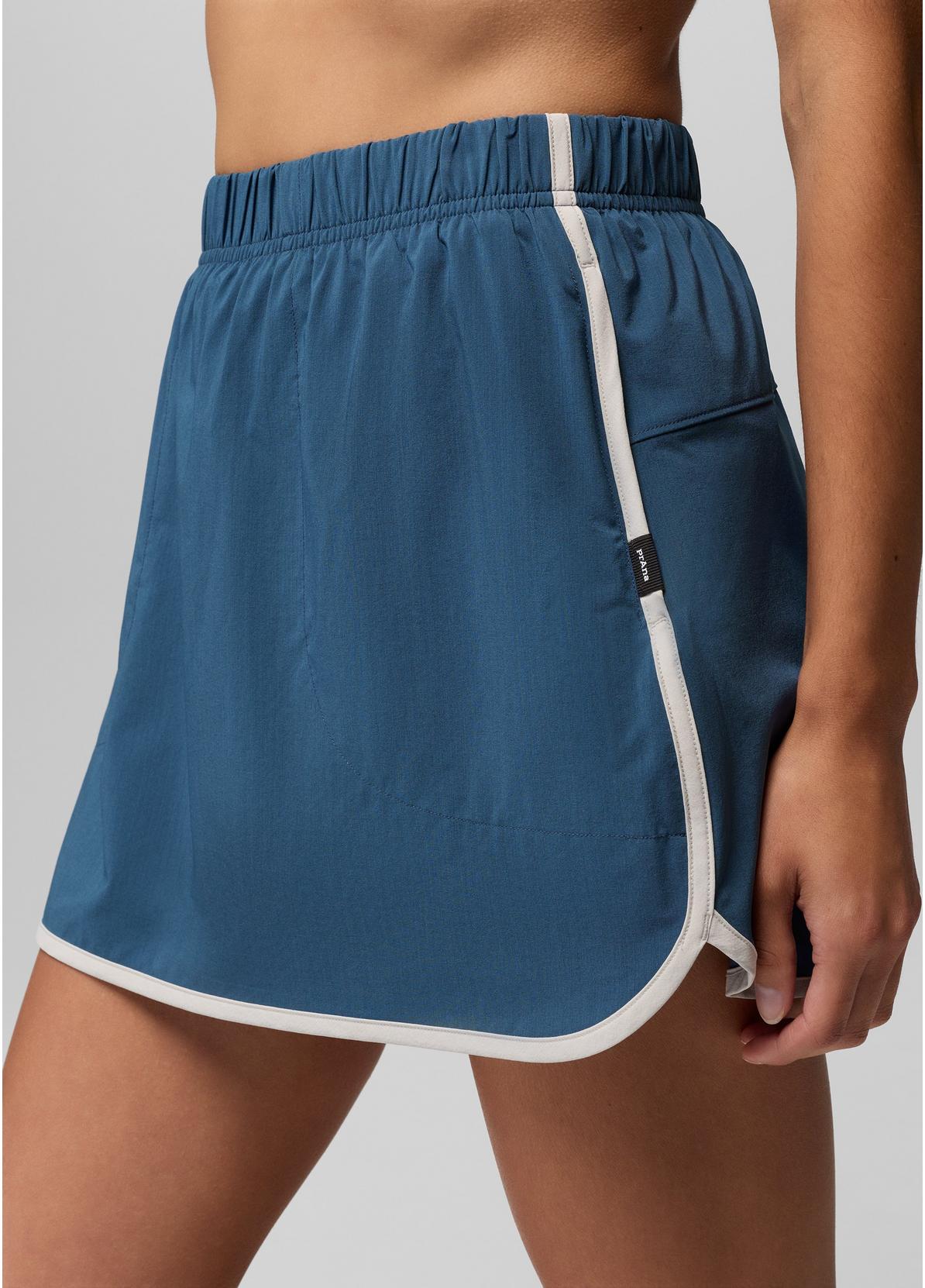 prAna W Railay Scallop Skort BLUFF BLUE