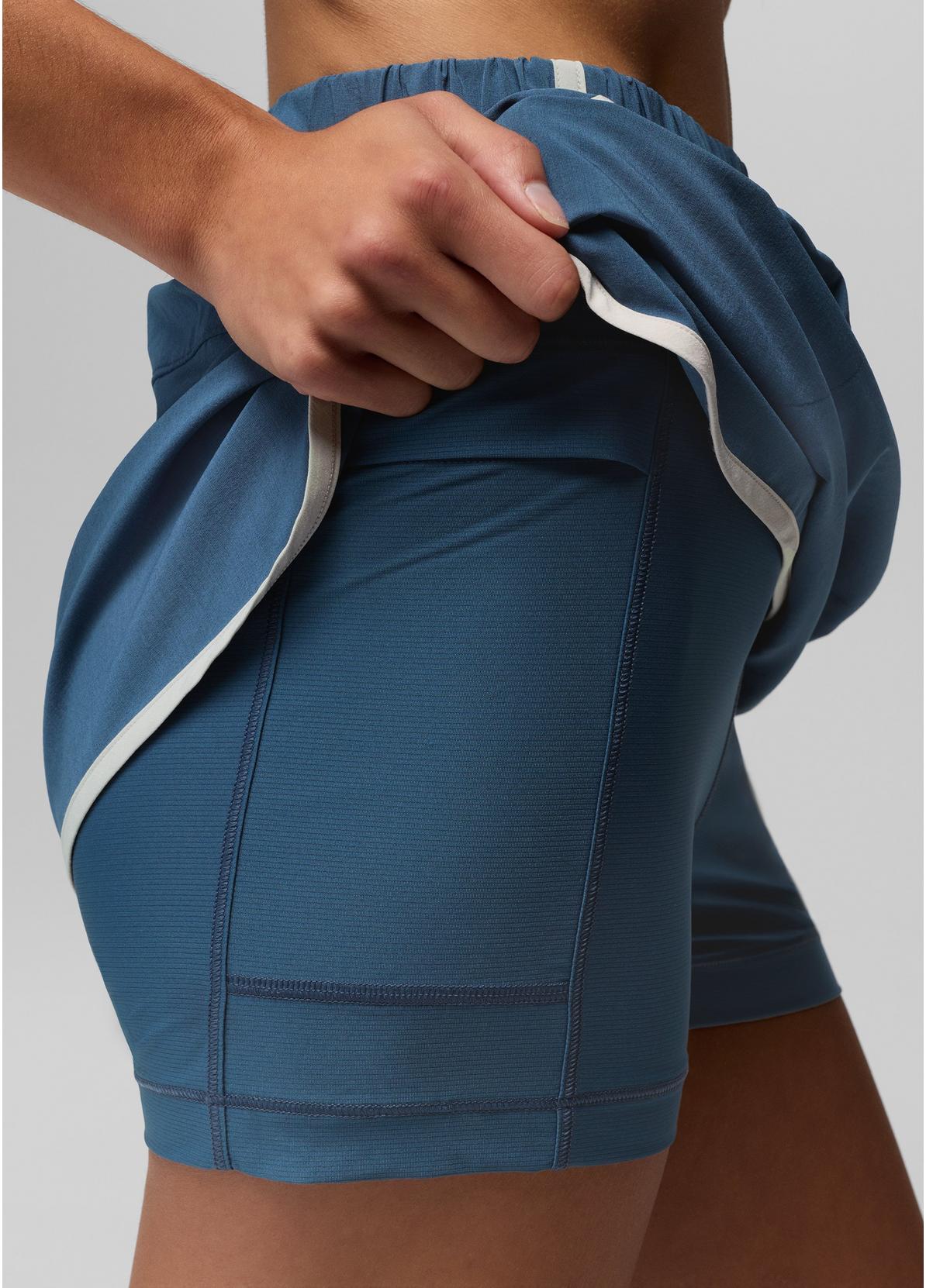 prAna W Railay Scallop Skort BLUFF BLUE