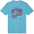 Chubbies M SS Graphic Tee SAY IT LOUD LIGHT PASTEL BLUE