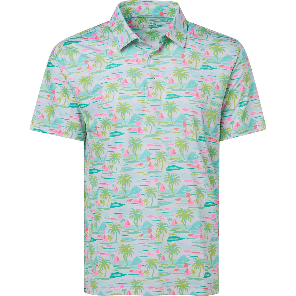 Chubbies M SS Performance Polo ISLAND HOPPER